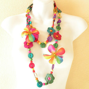 Hawaiian Luau Party Crafted Chains Lei Necklace